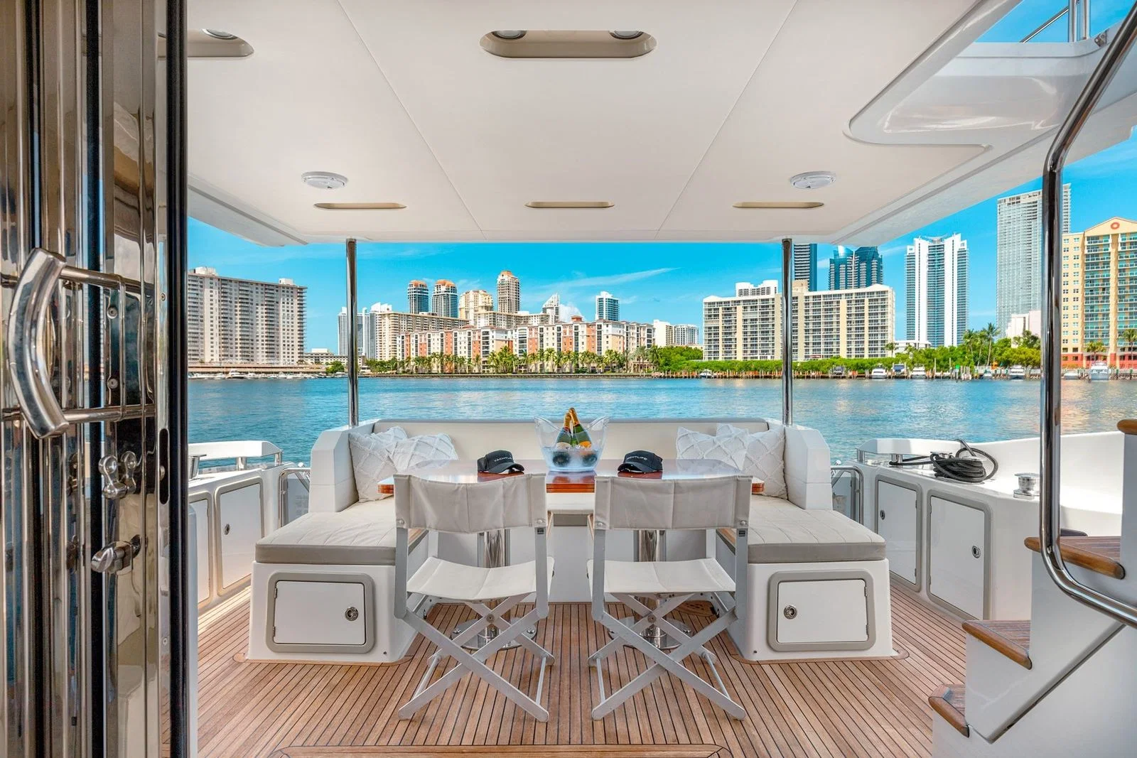 Bachelorette celebrations aboard a yacht